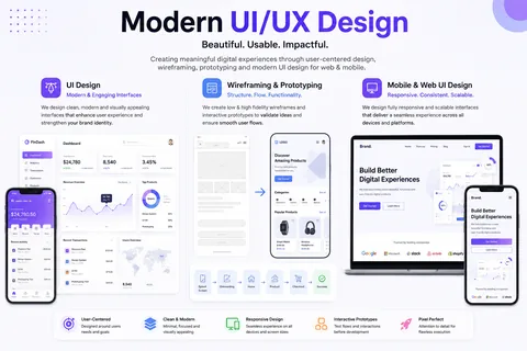Modern UI/UX Design