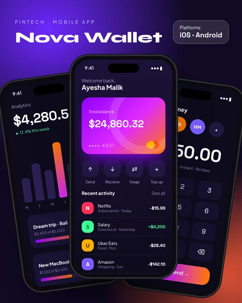 Nova Wallet Fintech App