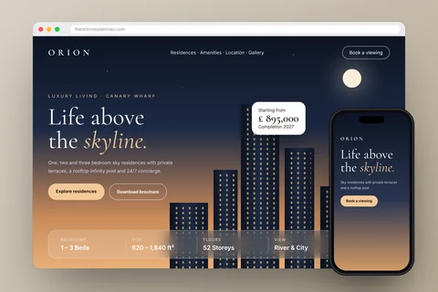 Orion Residences Website
